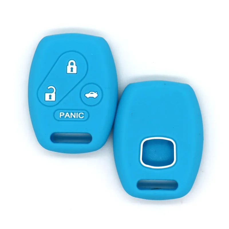 

For Honda Straight-Type Car Key Case - Silicone Protective Pouch for Accord Fit City CR-V Odyssey Civic, Automotive Accessories