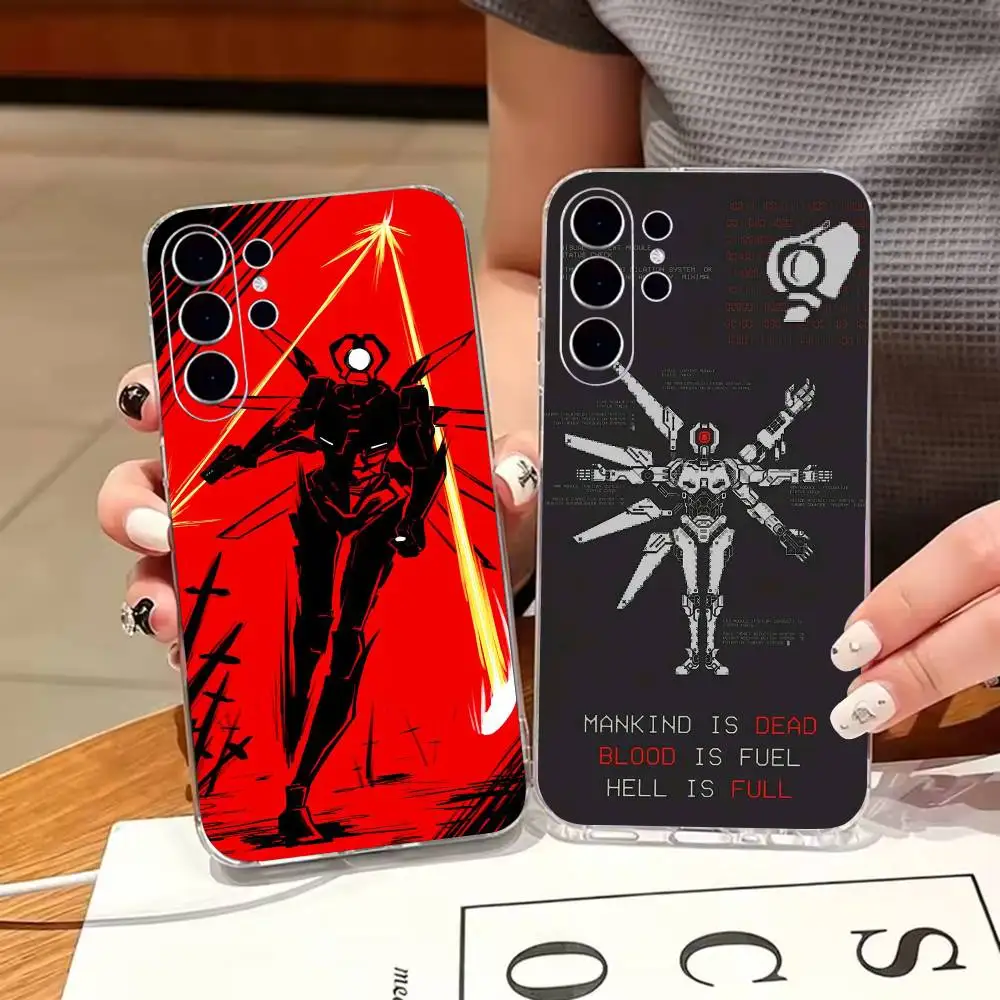 G-Game Ultrakill Graphic Phone Case For Samsung S25,S24,S21,S22,S23,S30,Ultra,S20,Plus,FeTransparent Cover