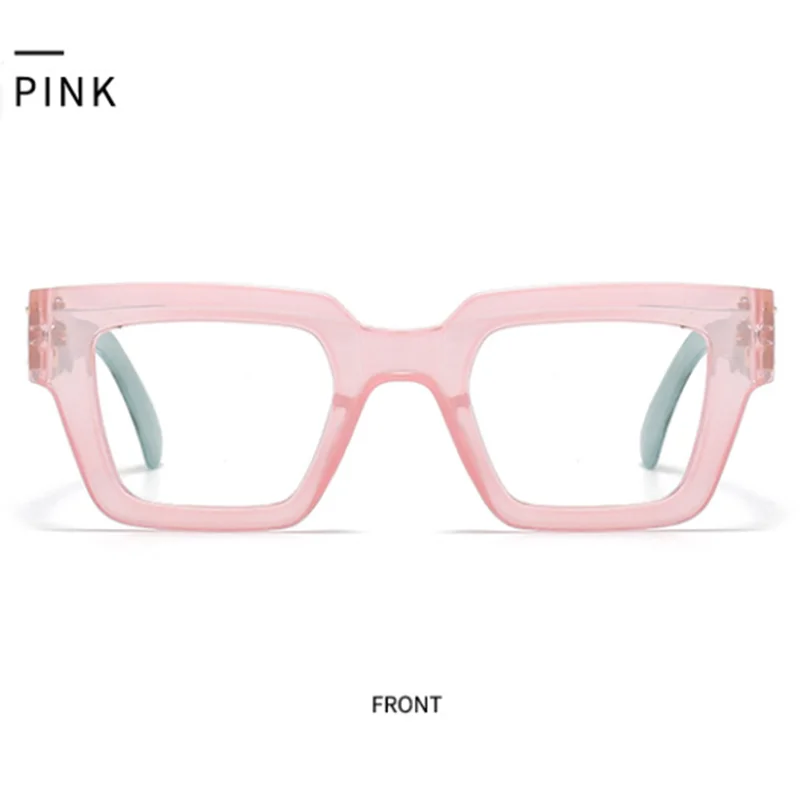 Fashion Square Dicken Rahmen Lesebrille Frauen Blau Licht Blockieren Presbyopie Brillen Für Männer Komfortable Computer Gläser – Detail 13
