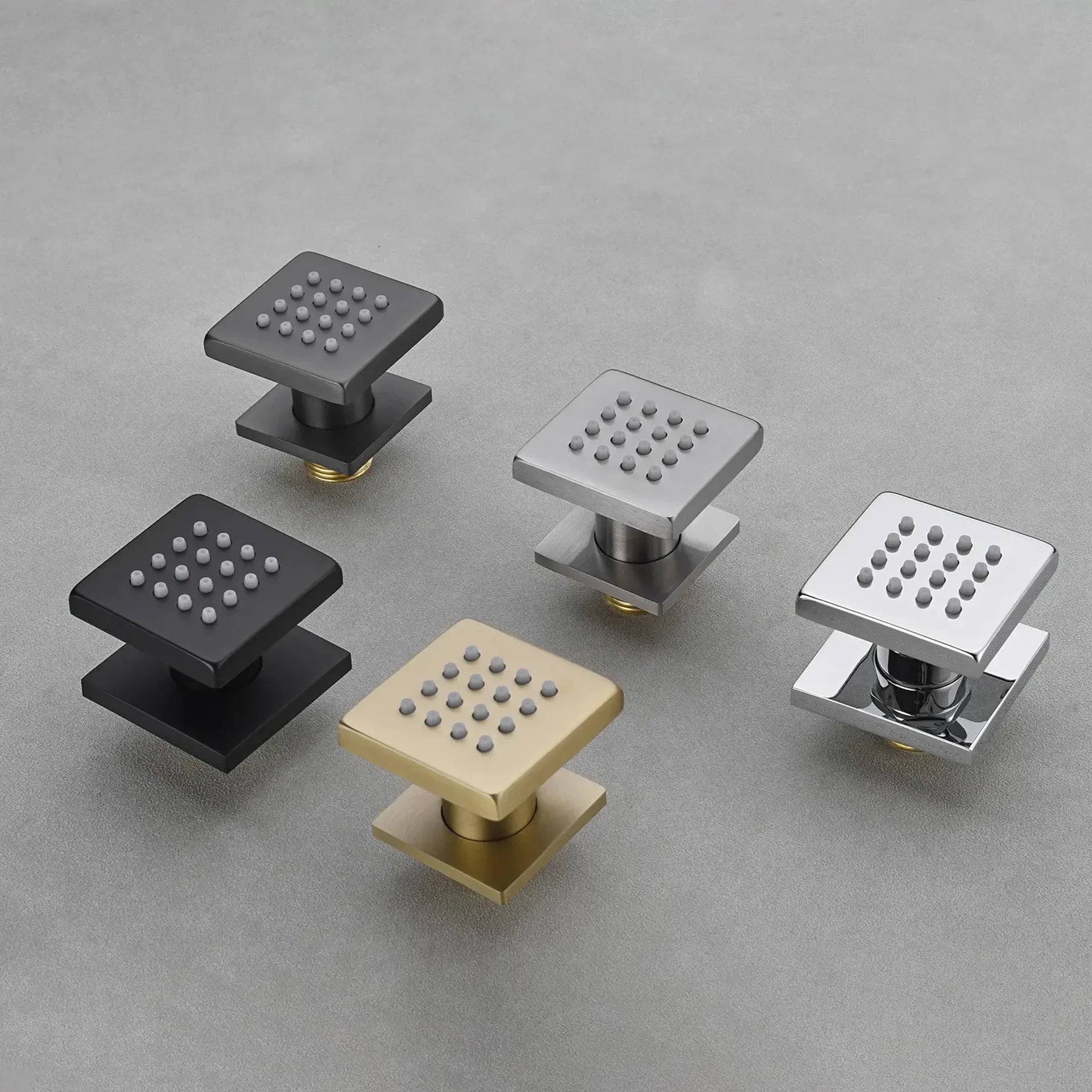 حديثا الفاخرة النحاس الجسم بخاخات الاستحمام المستديرة سبا تدليك الطائرات أخفى الحمام دش البخاخ رئيس صنبور الملحقات