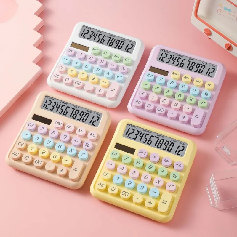 Dopamine calculator mechanical keyboard Large Display Mechanical Dot Keyboard Back To School Supplies Students/Finance