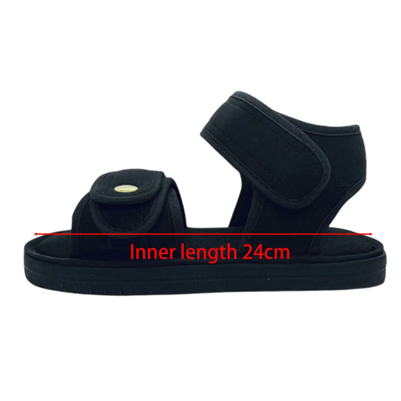 Walking boot cast shoe for foot injuries, stable post-operative recovery