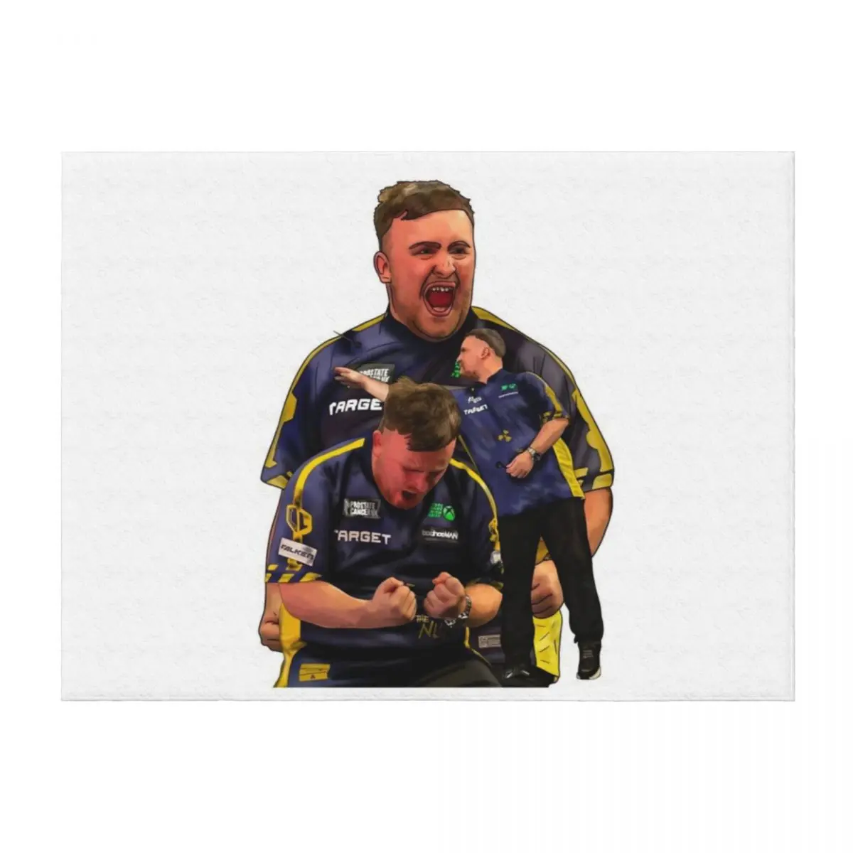 

Darts Phenom Luke “The Nuke” Littler Throw Blanket Stuffeds Sofa Quilt For Baby Thermal Blankets