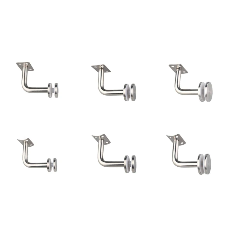 Stainless Steel Stair Handrail Bracket for Staircase Glass Railing Installation 3XUF