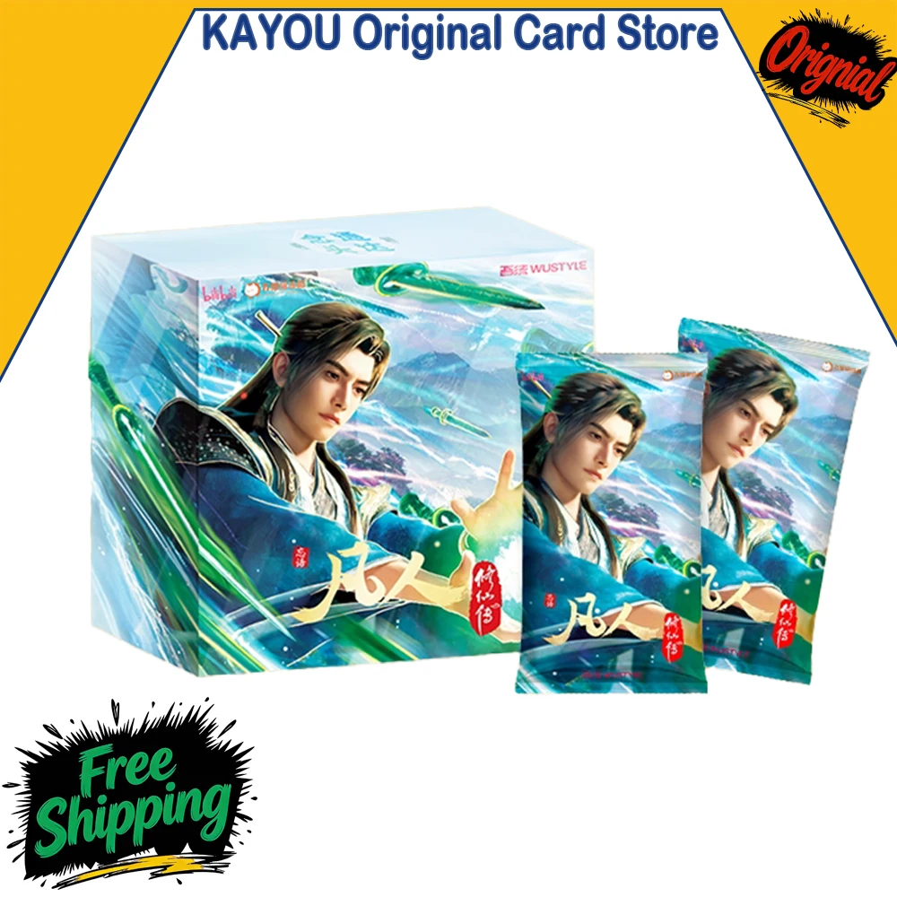 WUSTYLE A Record of a Mortal's Journey to Immortality Anime Thoughts Unimpeded Hidden Edge Theme Collectible Original Cards