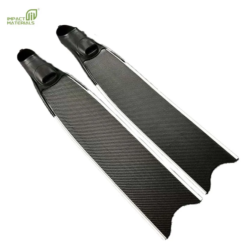 New Model Customized Carbon Fiber Fins Carbon Fiber Fins Freediving Long Blade Fins Carbon Fiber