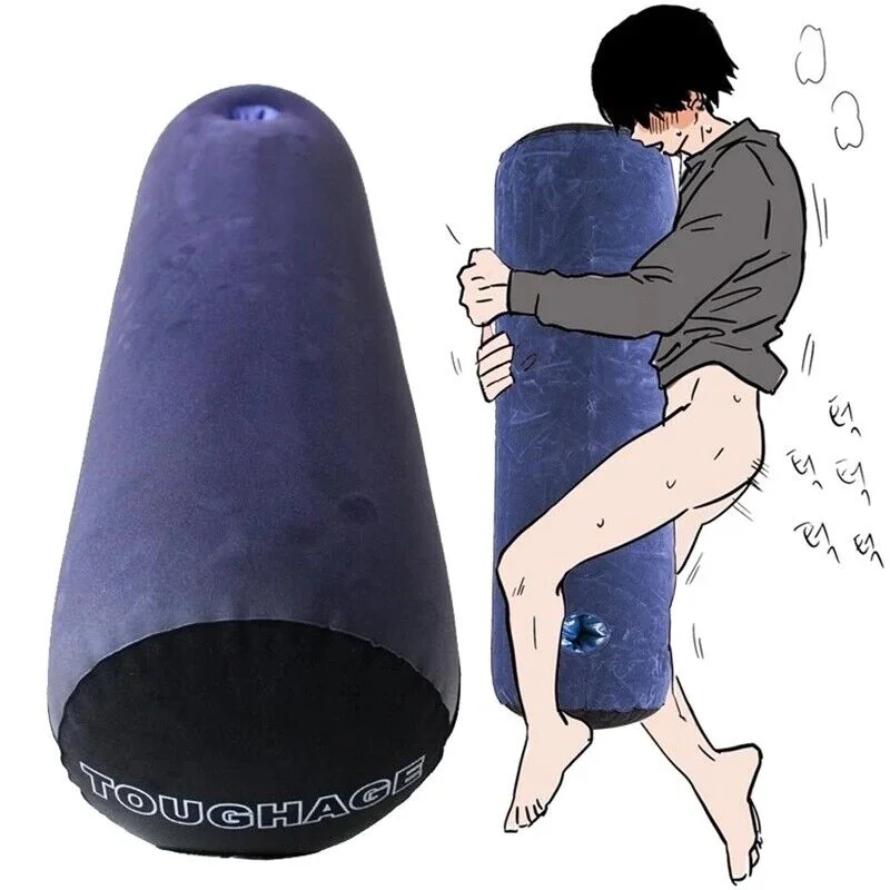 Male Inflatable Sex Pillow Furniture Masturbator Hug Love Pillow Deep Hole Vagina Can Insert Dildo Pussy Cup Sex Toys Men SM