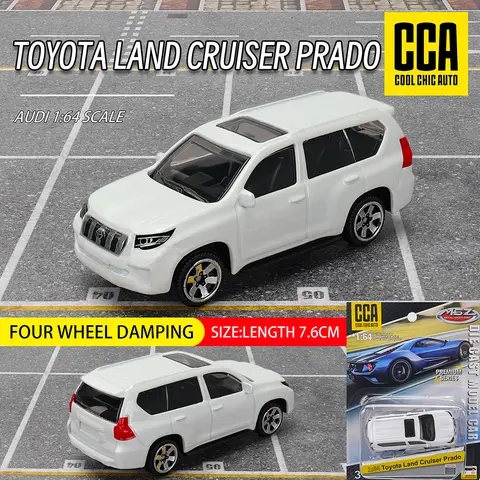 CCA MSZ 1:64TOYOTA LAND CRUISER Exquisite hanging model classic car static car model alloy die-casting car model collection toy
