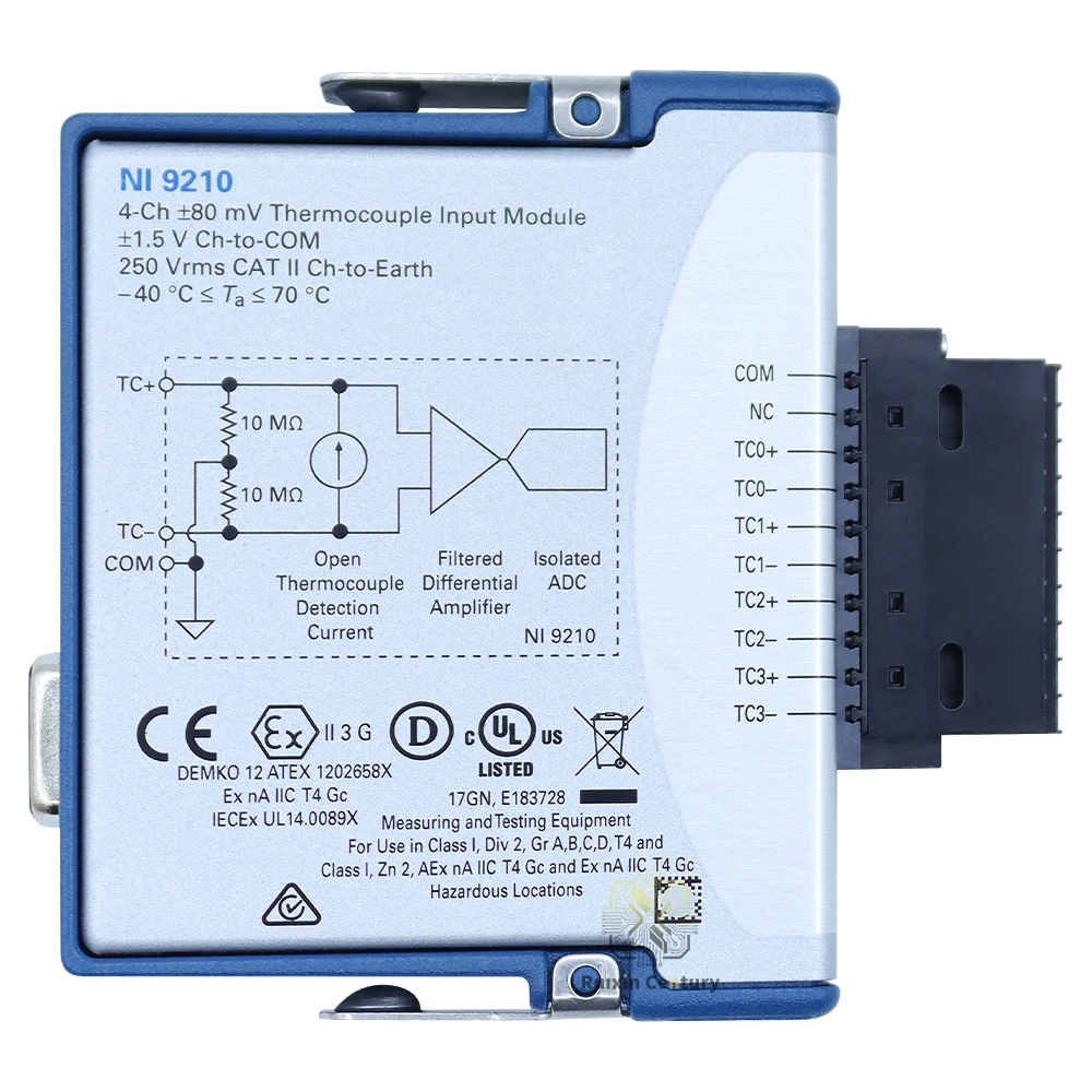 FOR NI-9210 4-Channel 14 S/s Total Sampling Rate ±80 mV C-Series Temperature Input Module Isolated High-Accuracy Board Genuine