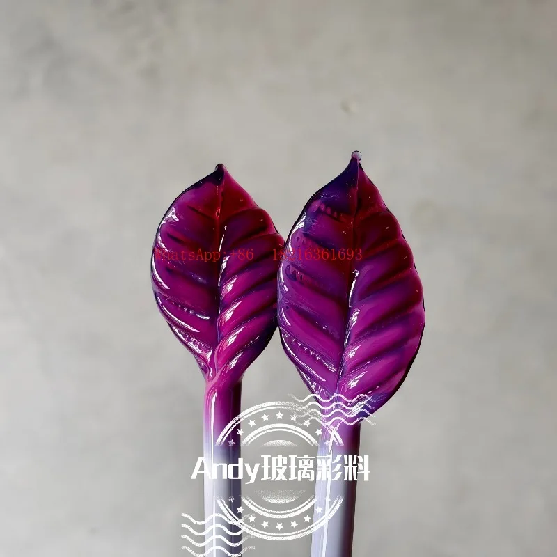 Experimental Color, Jinghong, Golden Purple Protein Bar, Burnt Glass Lamp Bar