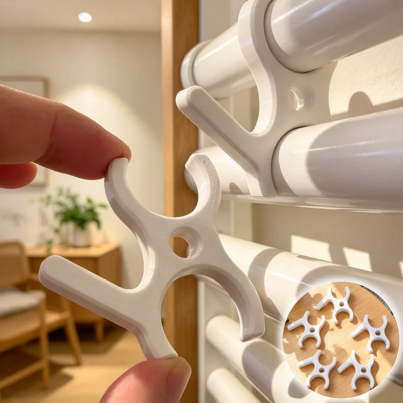 5pcs-Heated Towel Rail/Radiator Hook – Compatible with most radiators; simple clip-on design for easy installation