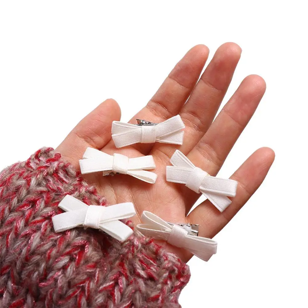 

Набор стильных тканевых заколок для волос для женщин, заколки-бантики в стиле балеткор, заколки-зажимы, аксессуары для волос