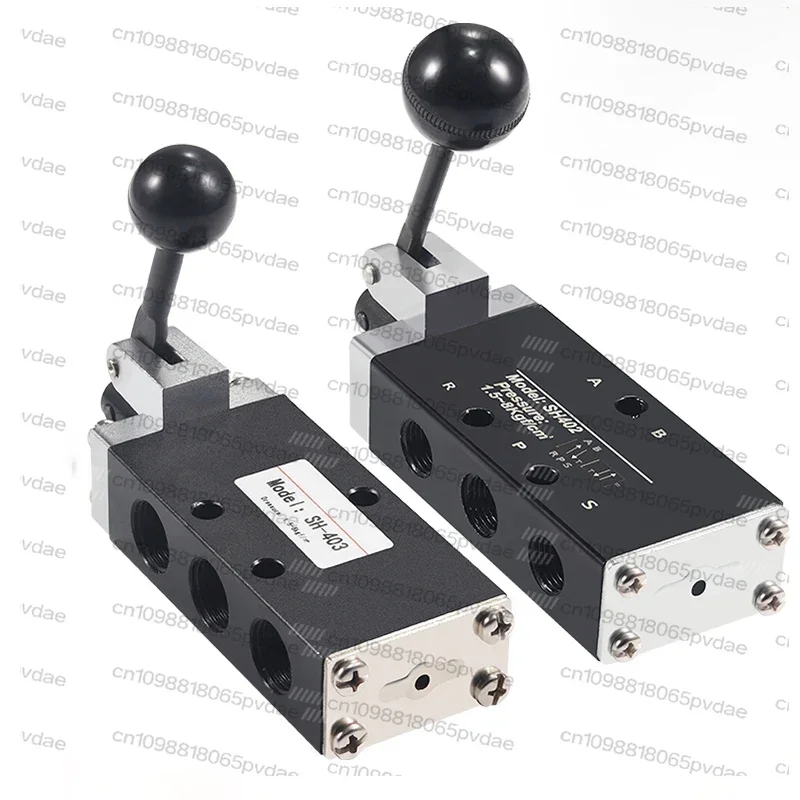 Tool Parts High Quality Two-Position Five-Way SH-402 Reversing  Manual Reset SH-403 Hand Valve Manual Control Valve Manual