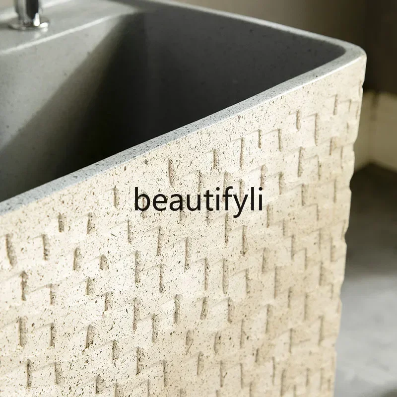 Asmt59 Mop Pool Nuevo Hogar Jardín al aire libre Mop Pool Baño al aire libre Mop Piscina Balcón Pequeño apartamento