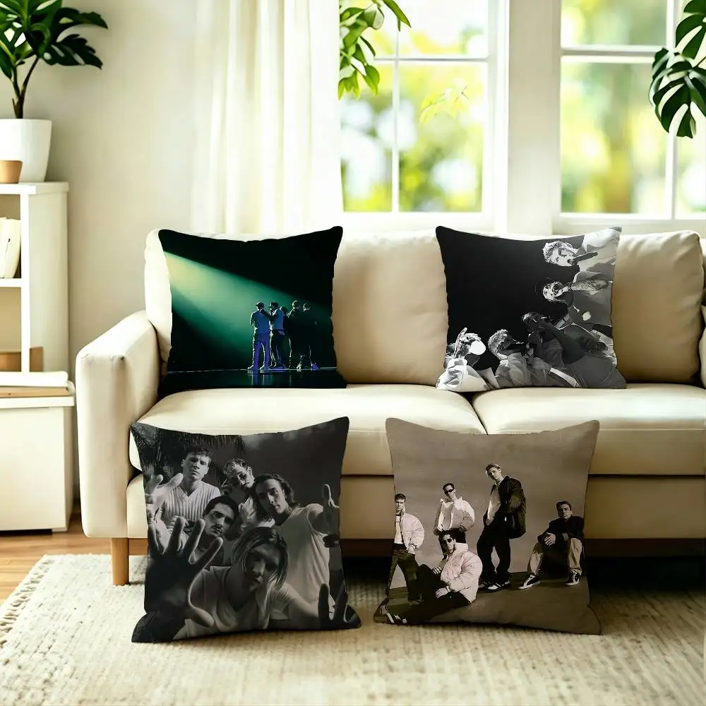 BSB B-Backstreet B-Boys Pillow Case Square Double-Sided Sofa Cushion Cover Bedroom Bedside Pillow