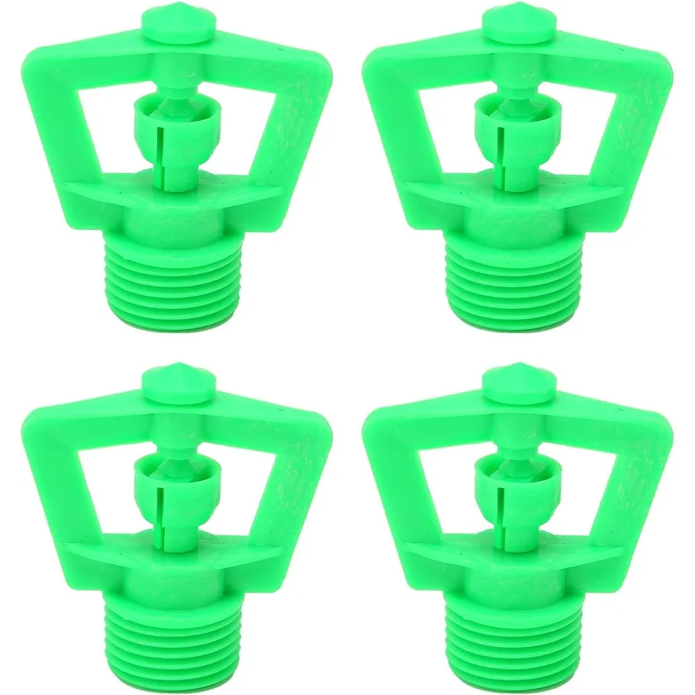 

10 шт. g1/2 наружная резьба, вращающийся на 360 градусов спринклер, для полива теплиц, садов, газонов, овощей