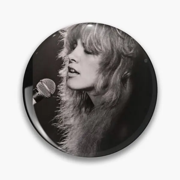 Stevie Nicks Merch  Soft Button Pin Jewelry Badge Creative Metal Lover Women Hat Gift Cartoon Funny Clothes Cute Collar Brooch