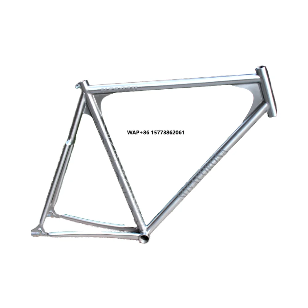 

Titanium Road Bike Frame 700C Single Speed Light Weight Girder Frame with V-Brake