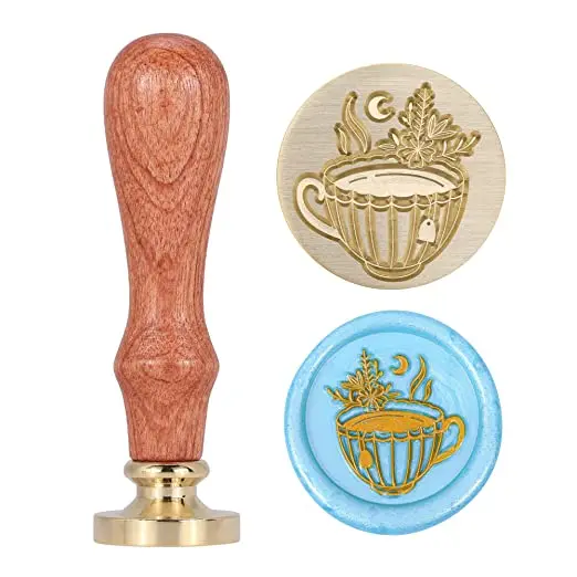 

1 Set Wax Seal Copper Head Sealing For Envelope Invitation Wine Package Creative Diy Craft Gift Durable Metal