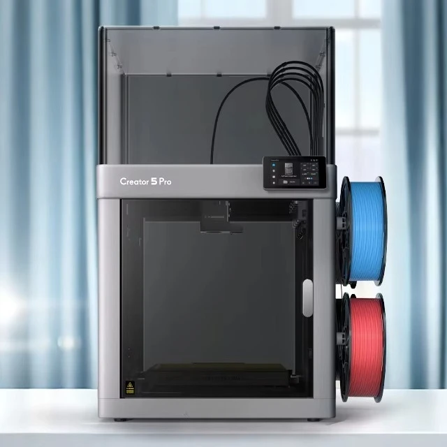 2026 New for Flashforge Creator 5 Pro 4-nozzle Automatic 3D Printer 256*256*256mm Build Volume Aluminum USB Connectivity PLA
