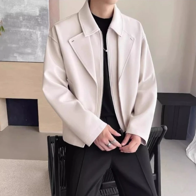 

Autumn and Winter Solid Color Coats Luxury Designer Original Fashionable Jacket for Men Trendy 2025 New in Man Suits Blazers