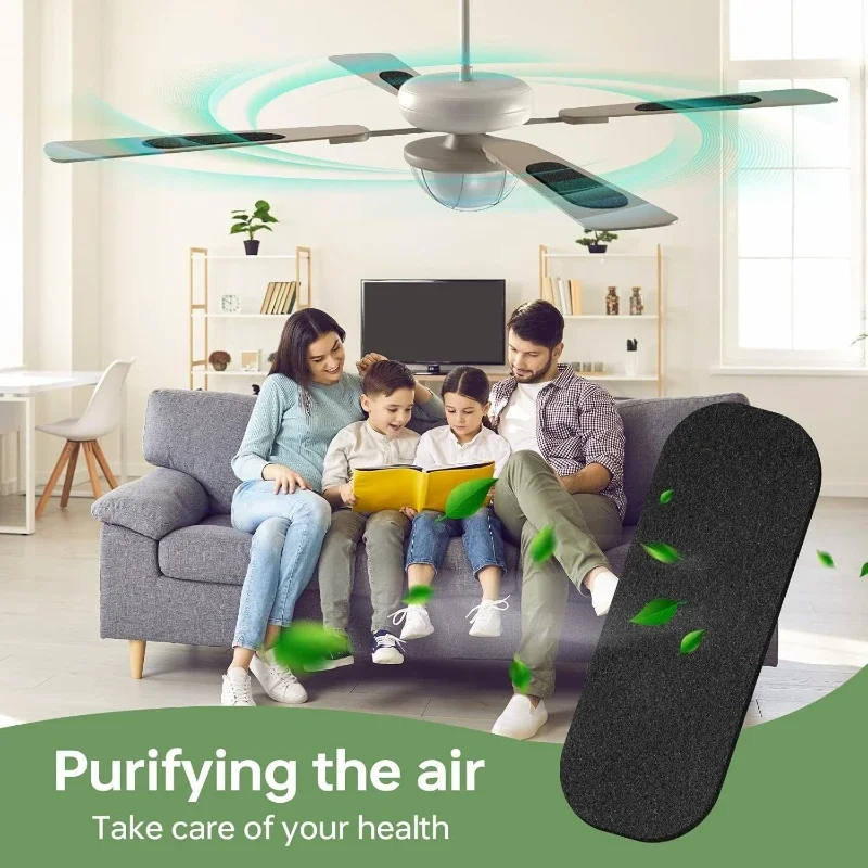 

Activated Carbon Fiber Ceiling Fan Filter Dust-Proof Sponge Cotton Air Purifier Exhaust Blade Adsorption Home Air Conditioning