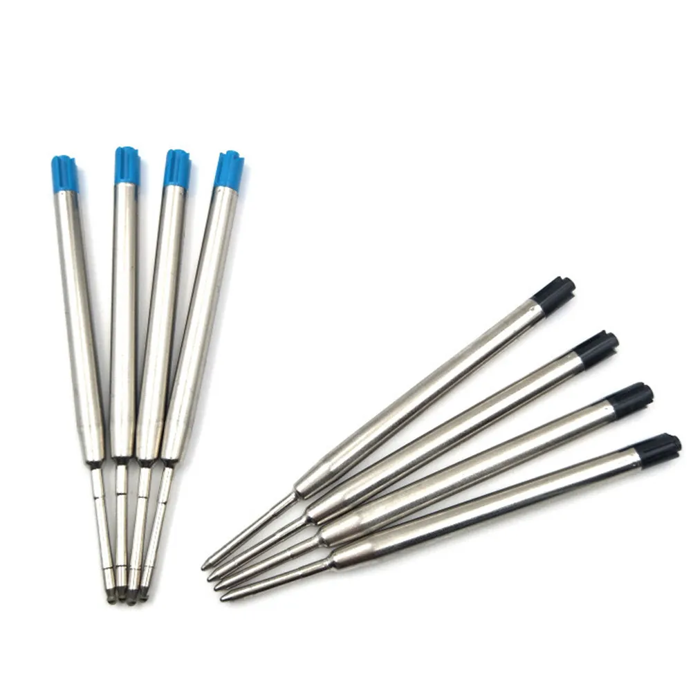 20Pcs 1Mm Metal Tip Gel Pen Refills Blue Leakproof Smooth Writing for Crafting Doodling Scrapbooking Journaling Sketching