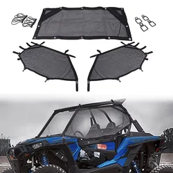 UTV RZR Window Shade Nets Left Right & Rear Window Shield Fit for Polaris RZR 1000 XP Turbo POLARI RZR 500 570 800 900