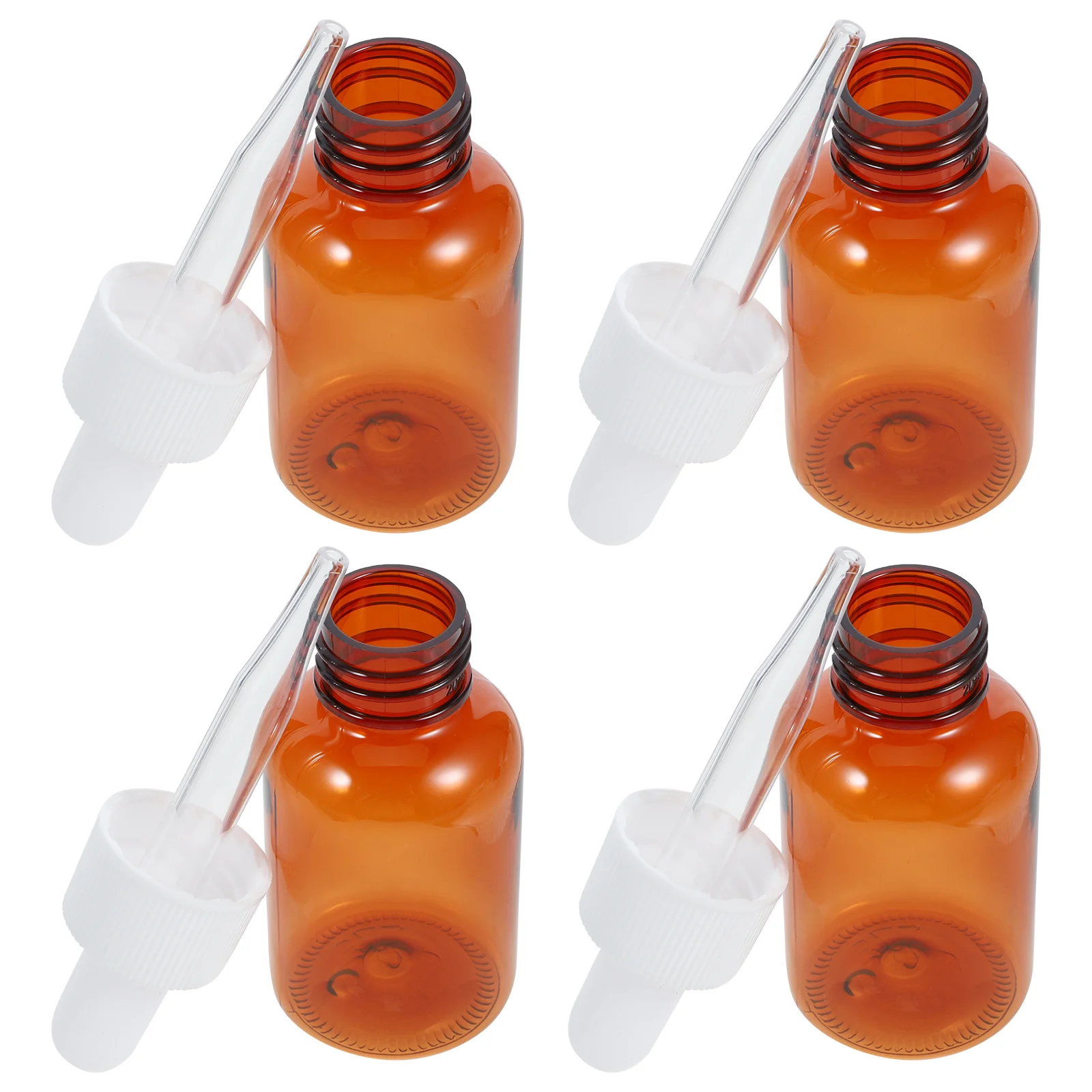 

4 Pcs Dropper Bottle Scent Water Sub Bottles Essential Oil Droppers for Oils Plastic Empty Small Travel Little Dispenser