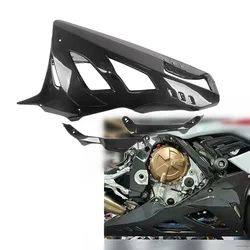 For BMW S1000RR 2023 2024 MOTO4U Carbon Fiber Belly Pan Lower Engine Exhaust Cover Fairing Kits Motorcycle Modified Parts