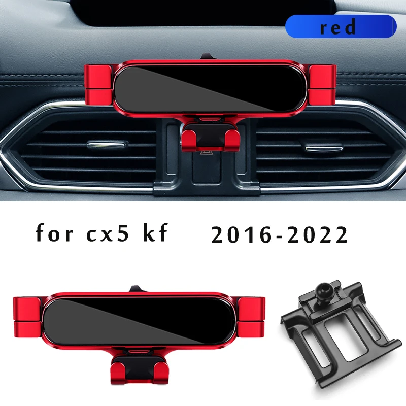 Car Phone Holder For Mazda CX5 CX 5 KF CX 8 KG 2017 2021 2022 Car Styling Bracket GPS Stand Rotatable Support Mobile Accessories