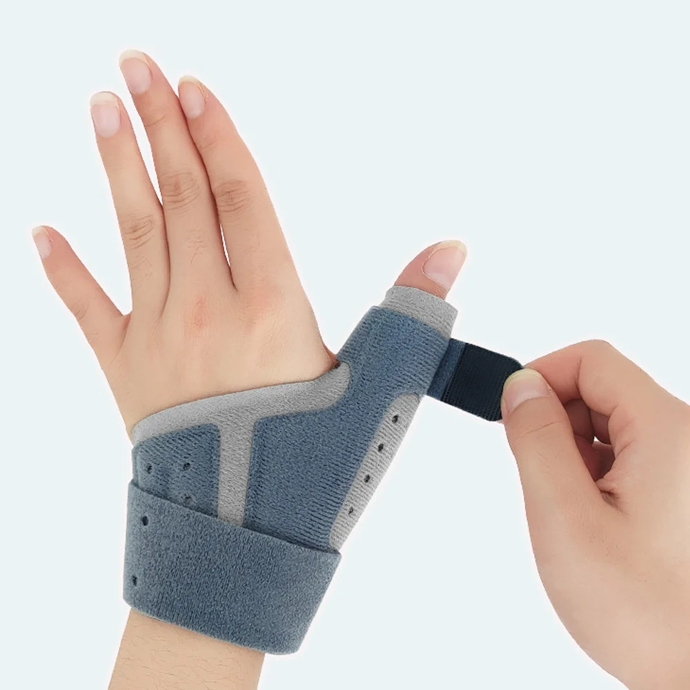 Férula de pulgar para hombres y mujeres, soporte para artritis tenosinovitis, gatillo de tendinitis, inmovilizador de pulgar, se adapta a izquierda y derecha