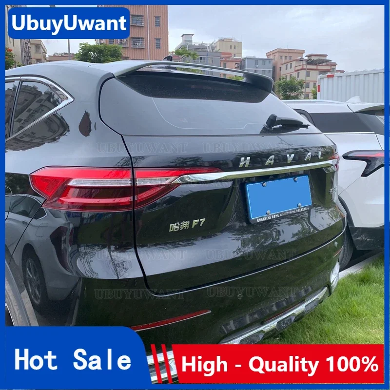 

Для HAVAL F7 2018 2019 2020 задний спойлер на крышу, высокое качество, АБС-пластик, материал, сделай сам, цвет, аксессуары для крыльев багажника