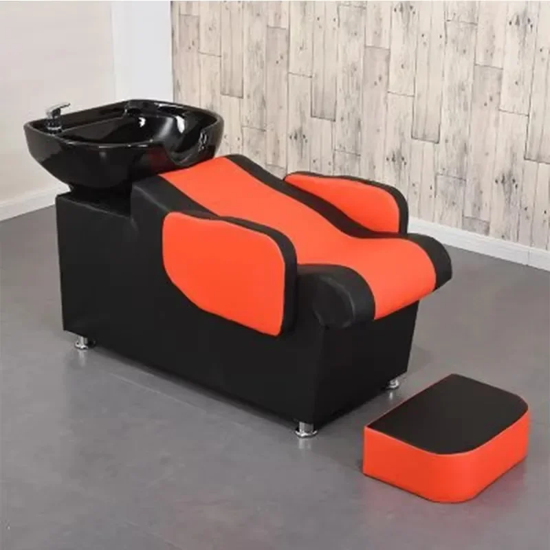 Beauty Salon Shampoo Chair Hair Lounge Comfort Luxury Hair Wash Chair Shower Head Professional Cadeira De Barbearia Furniture