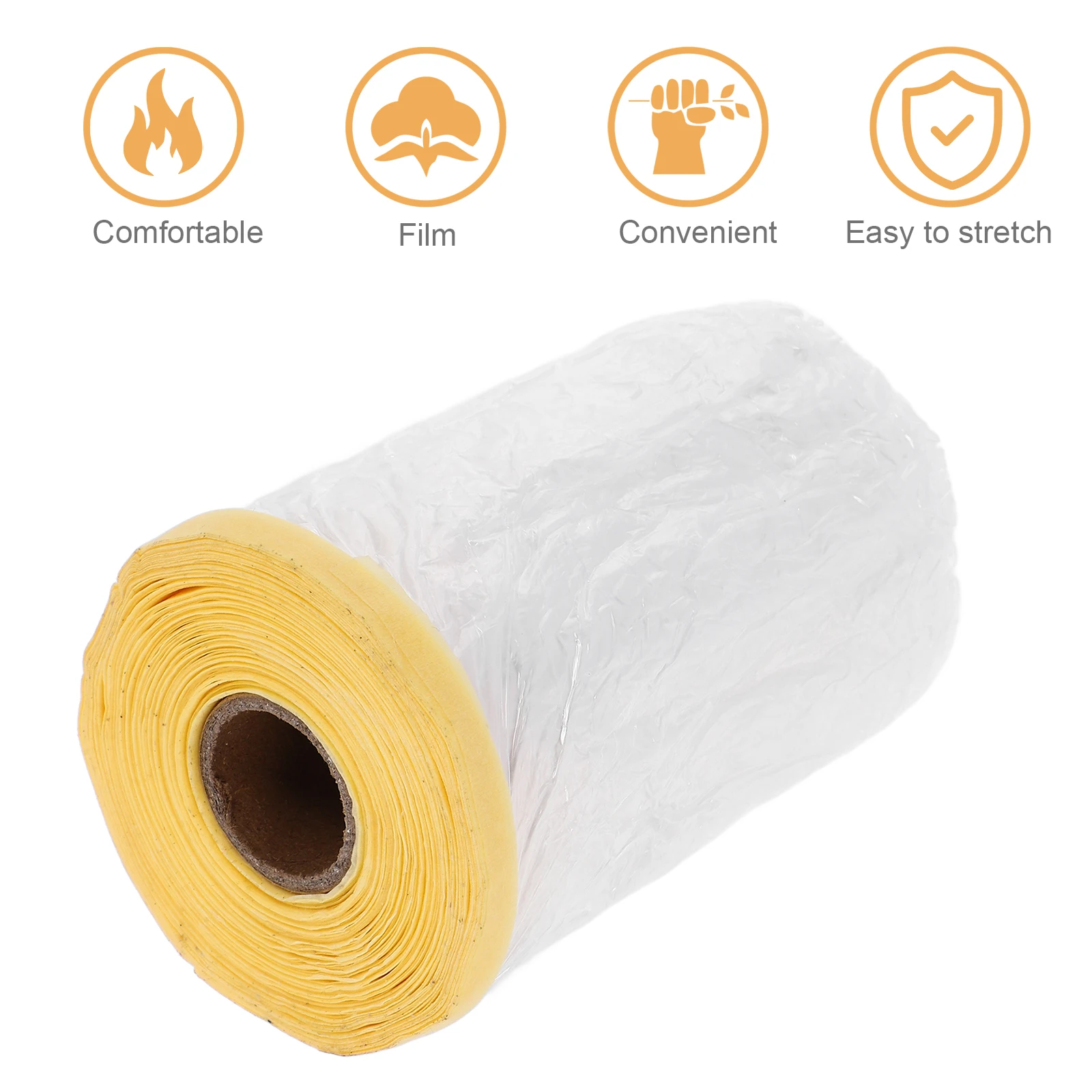

1pcs 1 Roll Shoe Sole Masking Film Adhesive Pe Vinyl Stretchable Reusable For Stencil Making Diy Airbrush Automotive Motorcycle