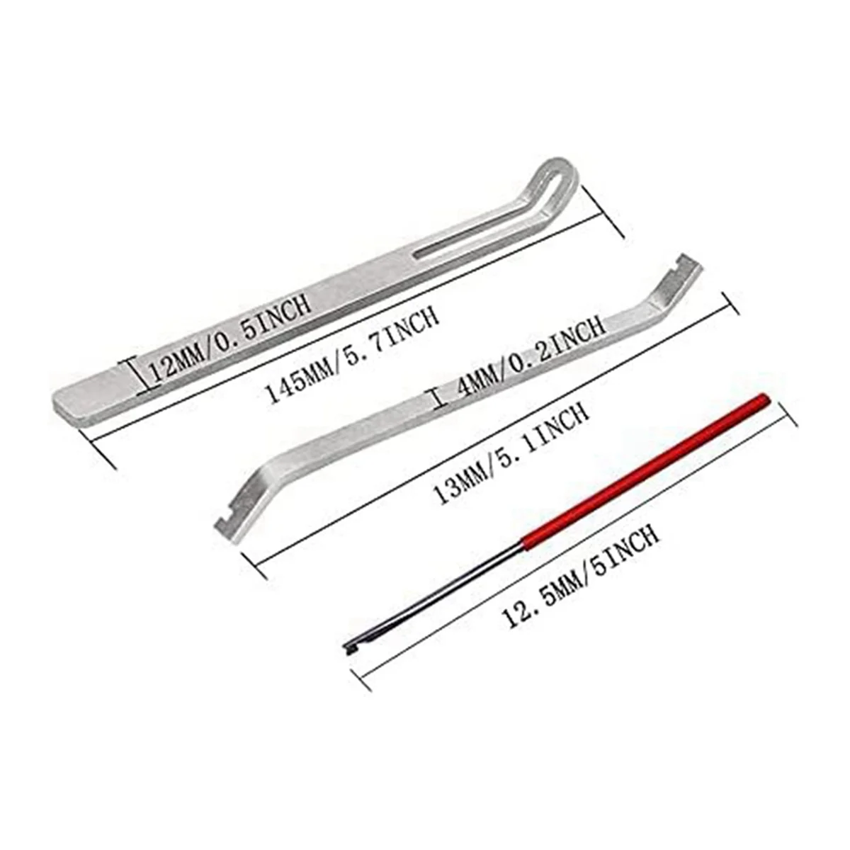 AA98 Woodwind Instruments Saxophone Needle Hook Single Hook Design Repair Tool for Clarinet Oboe Saxophone Flute