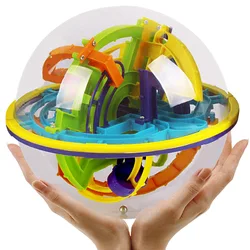 158 Levels Labyrinth Puzzle Ball 3D Maze Intellect Magic Cube Teaser Enhance Logic Ability Kids Toys Game Educational Brain Maze