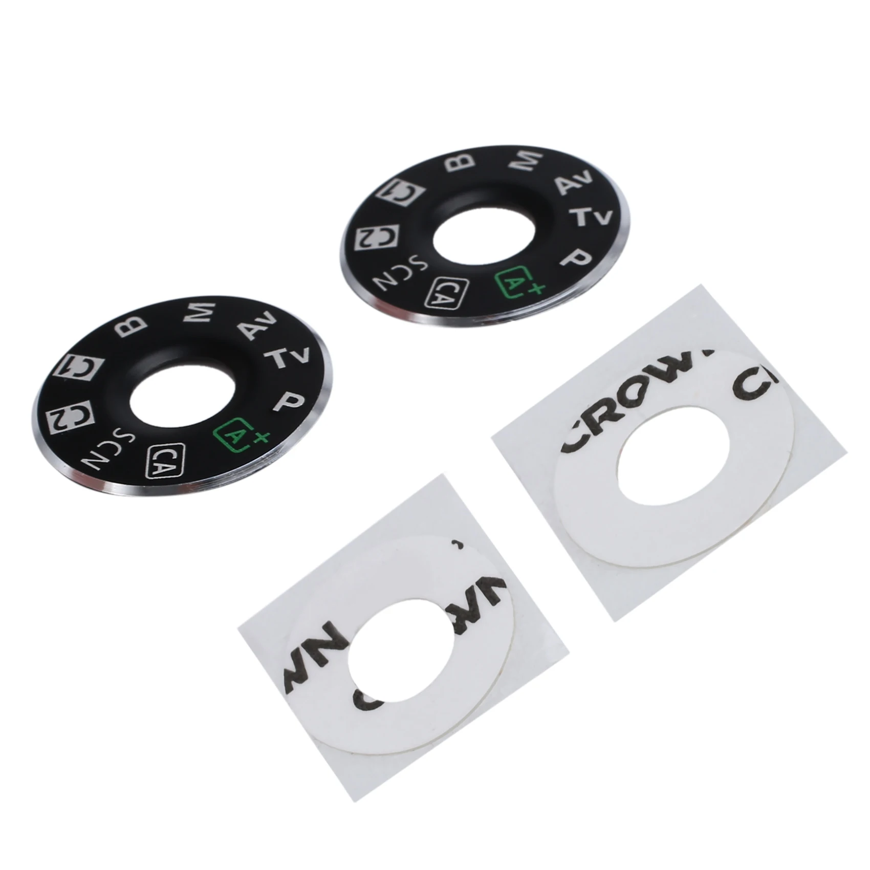 A33T-2 Turntable Top Cover Buttons For Canon 6D Mode Dial Turntable SMD Label Nameplate With Adhesive