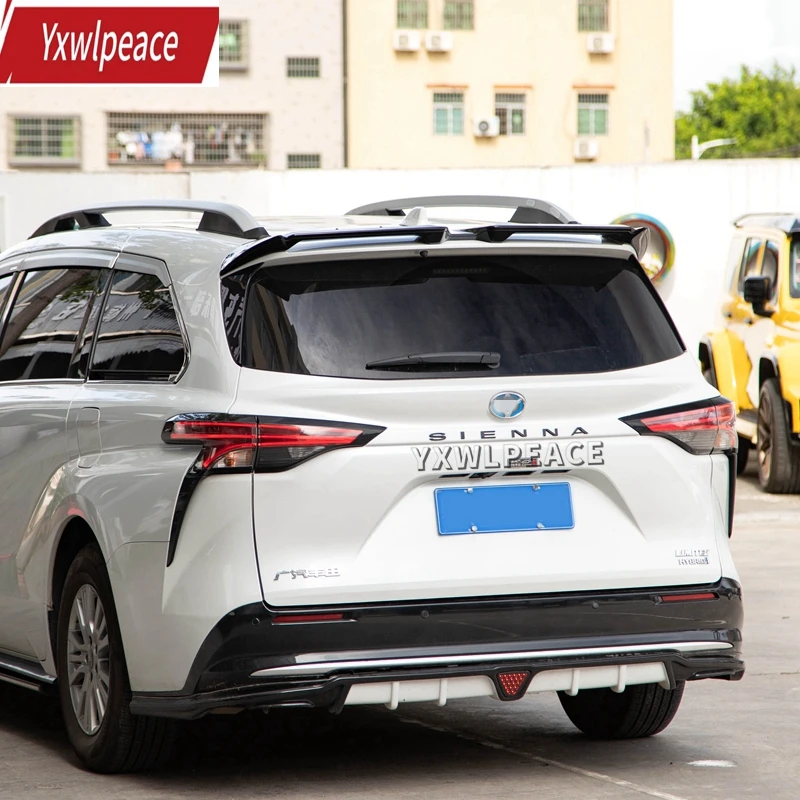 

For Toyota Sienna 2021 2022 High Quality ABS Trunk Lip Wing Rear Roof Spoiler Car Accessories