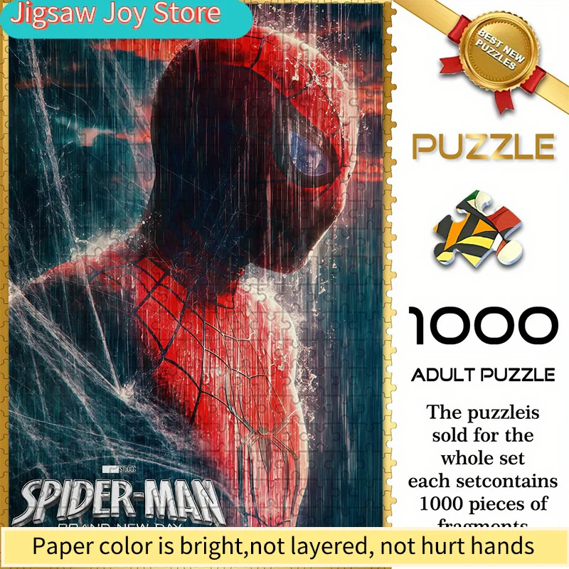 

Бесшовные пазлы с тематикой Человека-паука от Marvel W26.1.9-110, с крупным планом на постере Человека-паука в его новом образе.