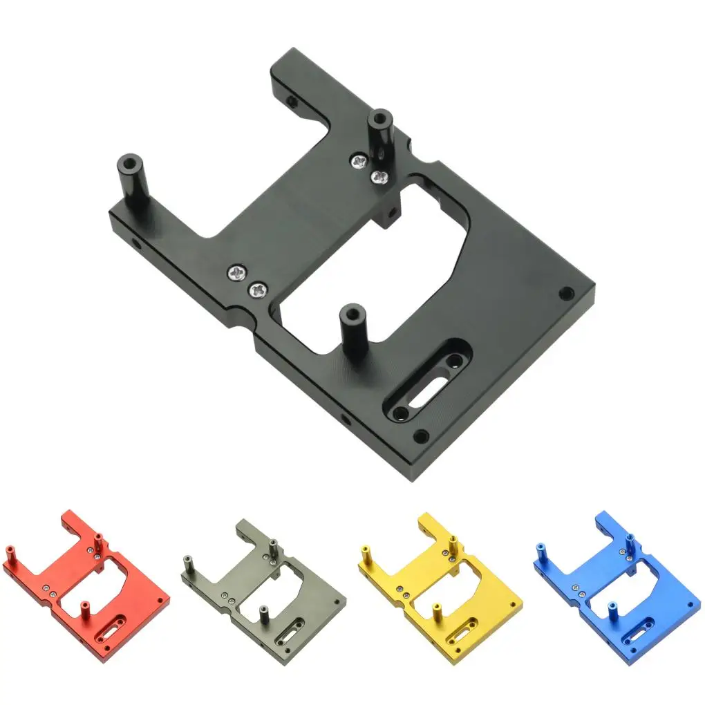 

RCGOFOLLOW Steering Servo Support Increased Strength Servo Mount Bracket For 1/16 WPL MN C14 C24 B14 B24 B16 Crawler Golden