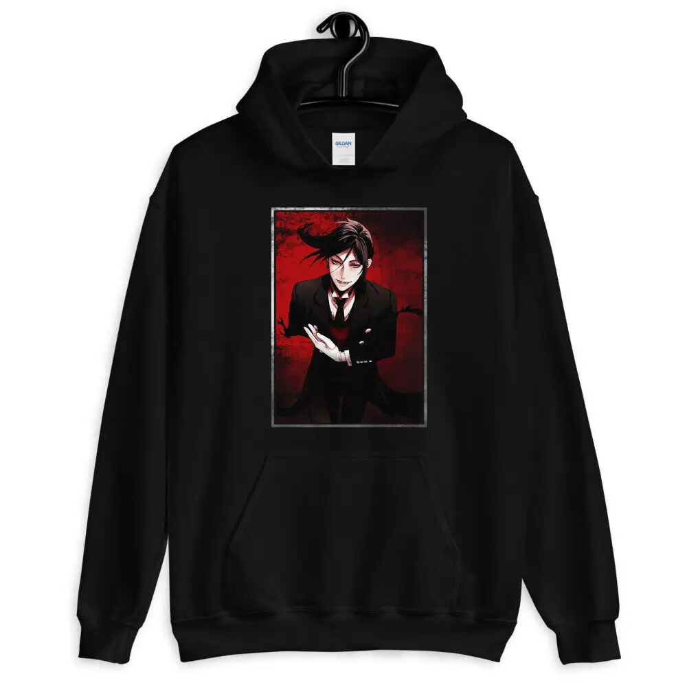 Hoodie Black Butler, Sebastian, Kuroshitsuji,Sebastian, Japanese, Anime,Unisex