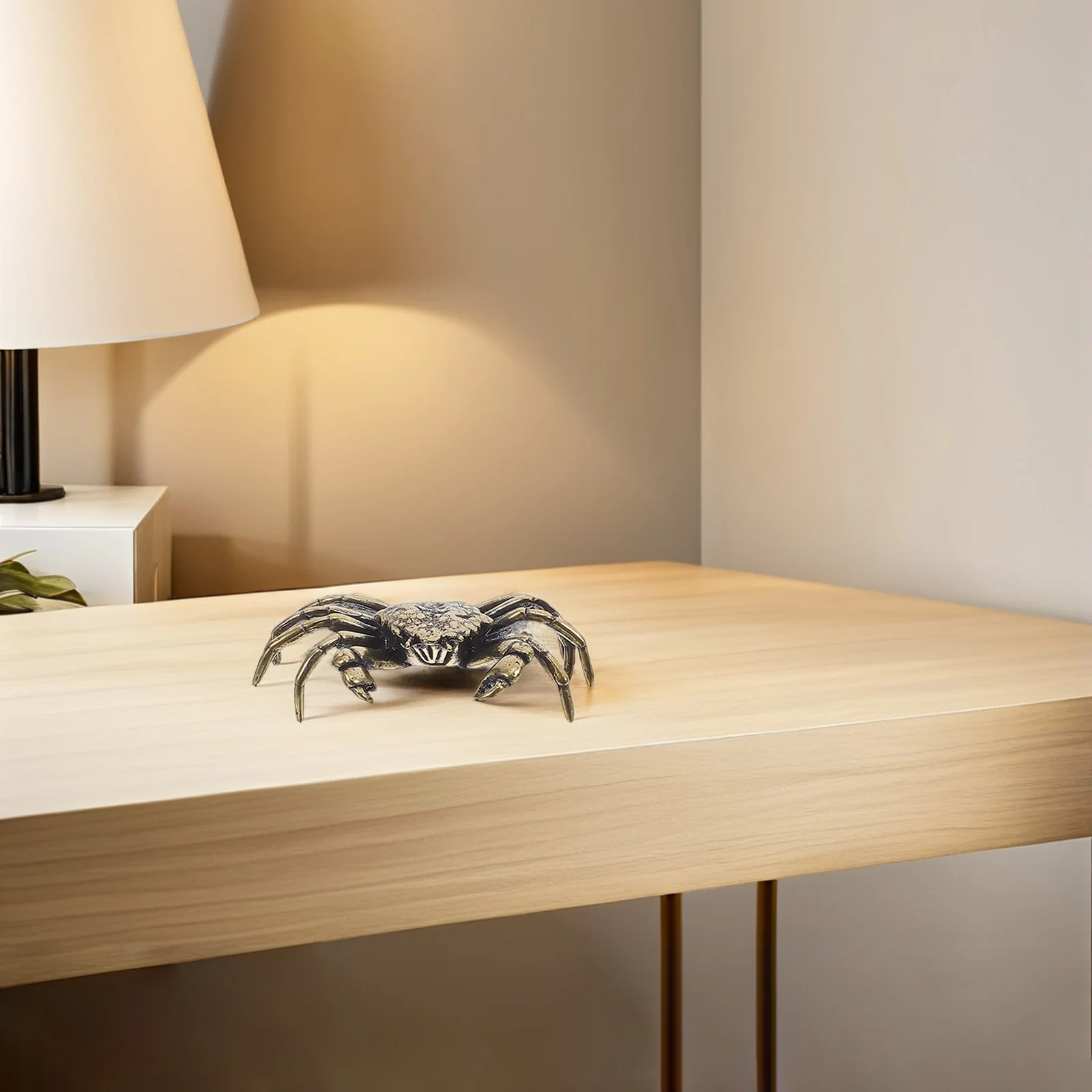 

3pcs Retro Crabs Ornament Desktop Home Decor Tabletop Decoration Crabs Modeling Statues Vintage Crab Craft Crab Decorations