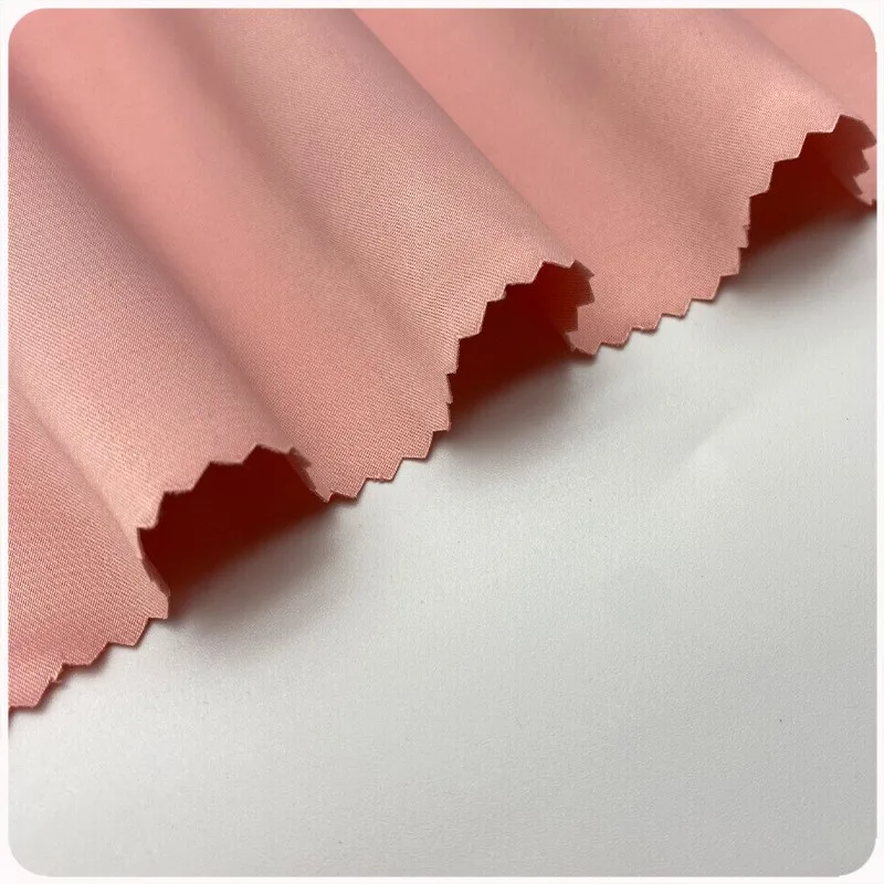 

Elastic polyester thickened satin woven tinted fabric high-elastic matte fashion baseball