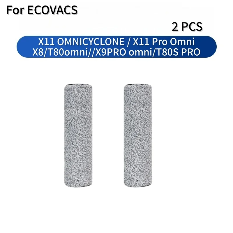 For ECOVACS DEEBOT X11 OMNICYCLONE / X11 Pro Omni T80 OMNI X8 X9 Pro Omni Roller Brush Roller Mop Cloth, Spare Parts Accessories