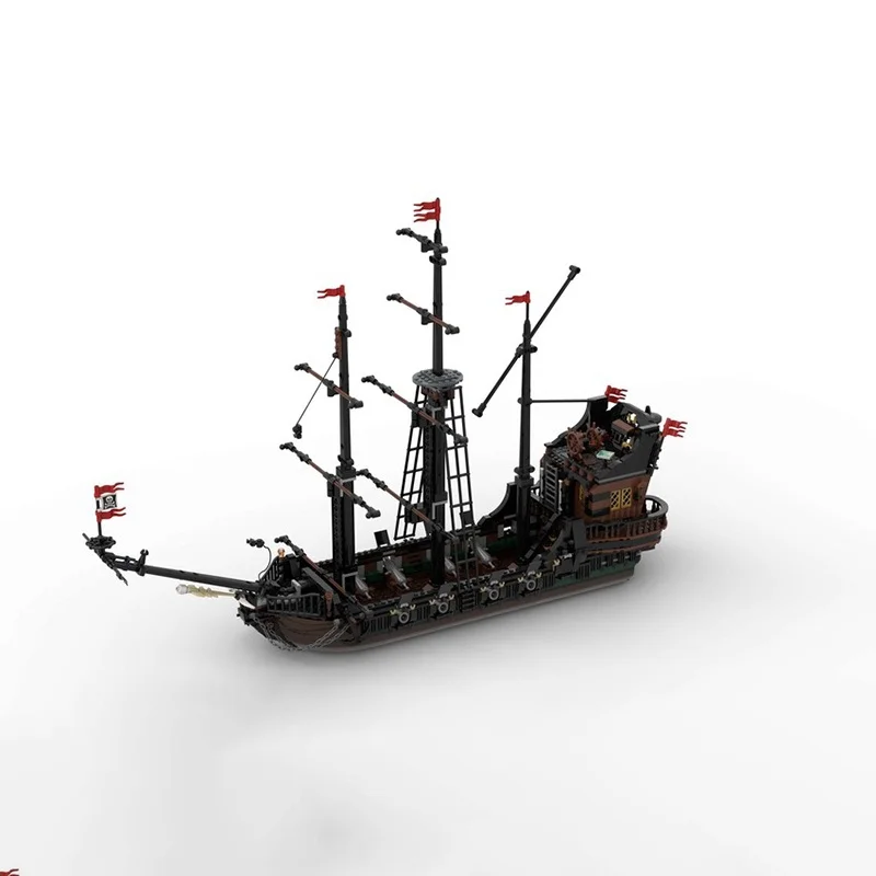 1411 Uds. MOC The Horrid sirena pirata modelo juguetes de construcción arquitectura ensamblar regalo de Navidad creativo ladrillo niños