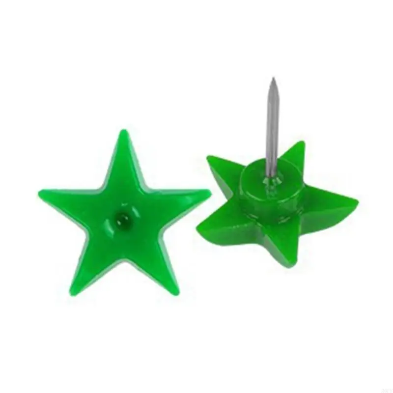 R6FF -Paket von Karten -Pins -Sternform Zeichnung Kartenstifte für Pin -Board -Daumen Tacks Set Set
