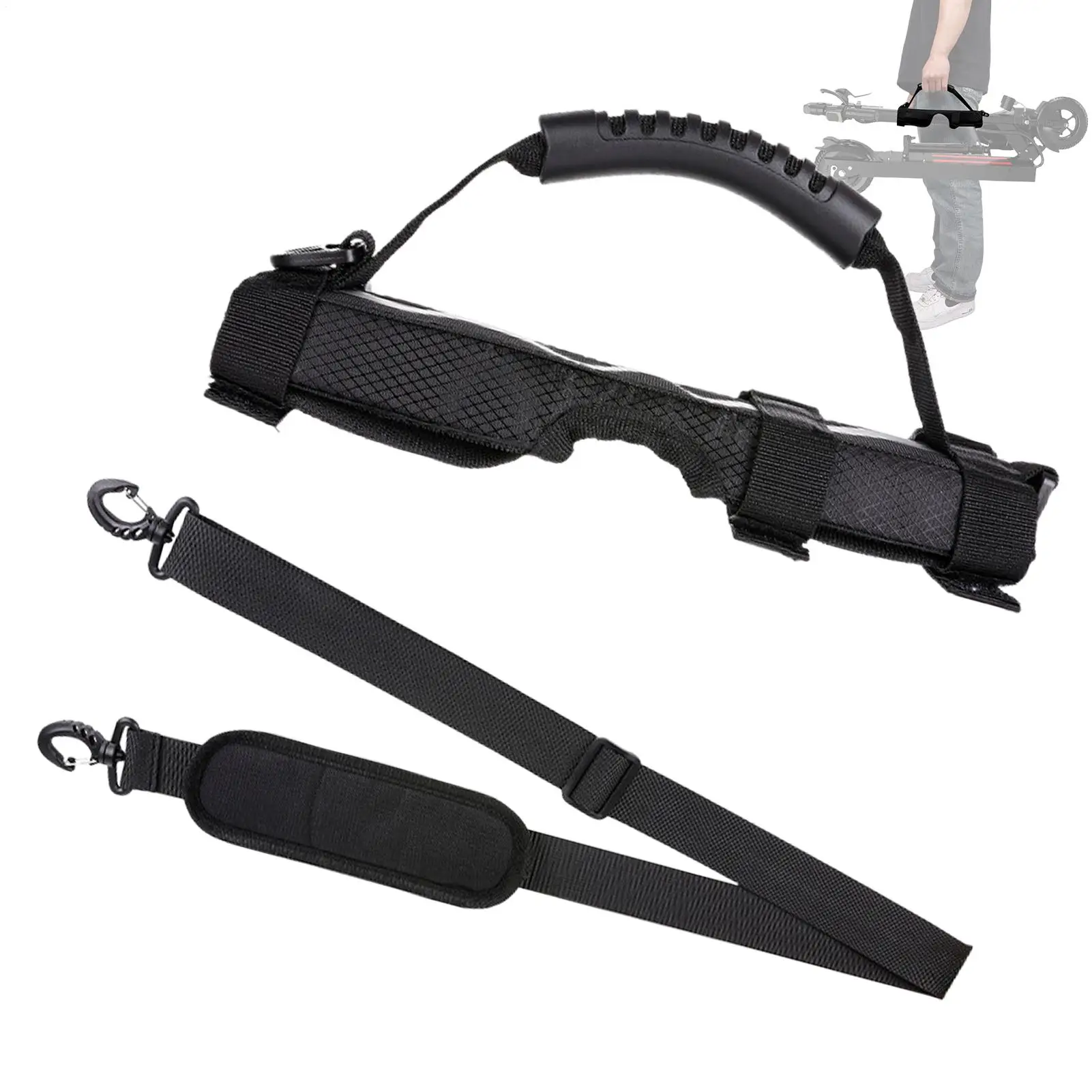 

Scooter Carry Strap Folding Bike Accessories Balance Bike Handle Strap For Travelers Riders Bikers Cyclists Daily Commute Upon