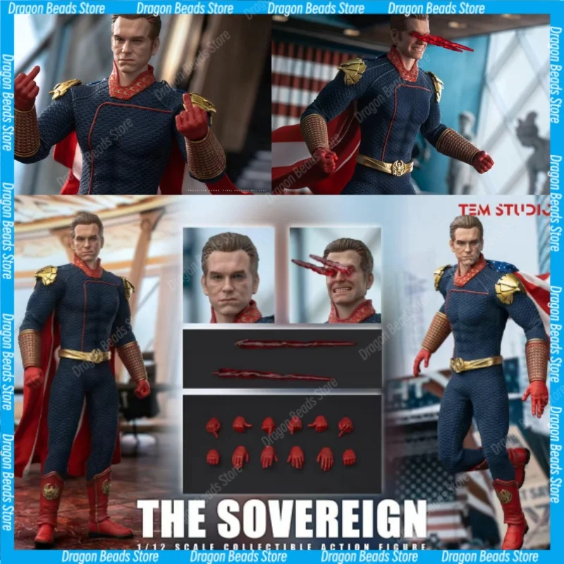 

[Coming soon] TEM STUDIO Motherland "Black Robe Picket" THE SOVEREIGN Superman TEMS006 The Supreme 1/12 Action Figure