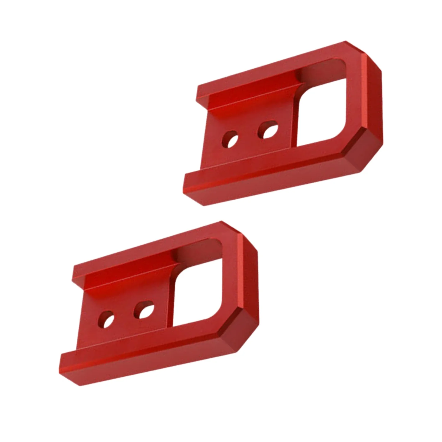 

DY1653 Vehicle Tow Hook Red 2 Pack Metal 5000-6000 lbs Load Capacity 13.31x8.41 cm for 2024-2026 Toyota Tacoma 2025-2026 4Runner